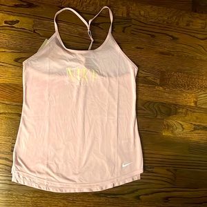 NWT Women’s NIKE DryFit adjustable running training work out tank exercise top S